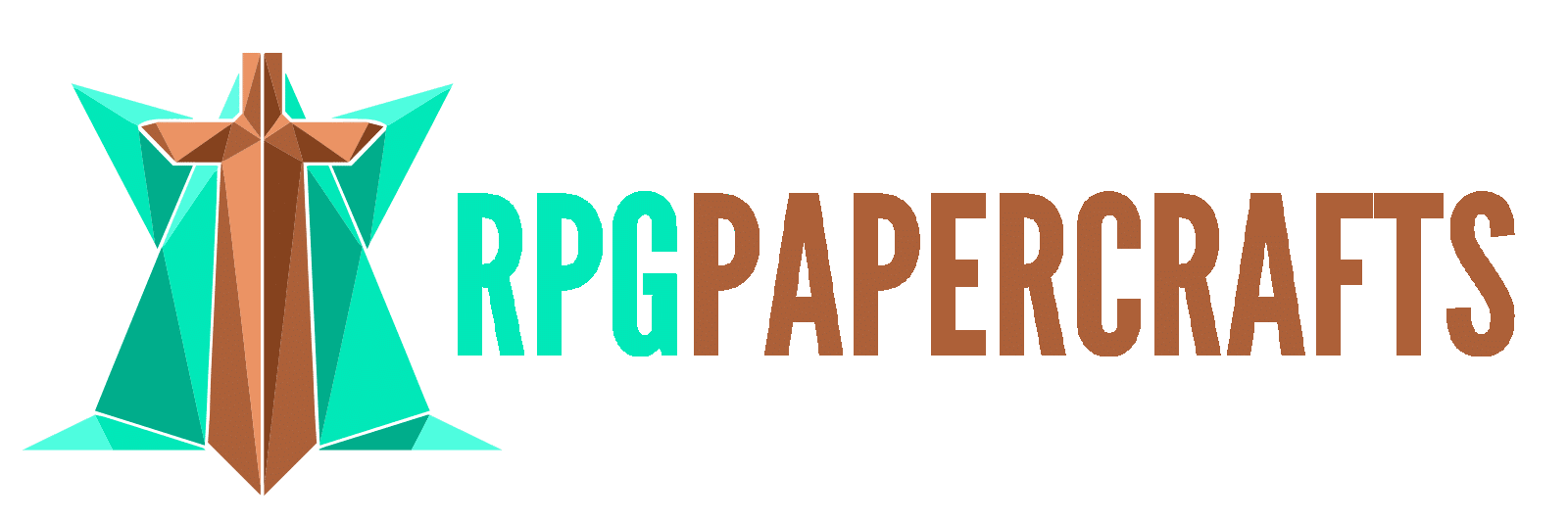 RPGPapercrafts - logo groen bruin